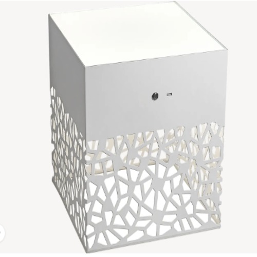 اباجورة طاولات عصرية مع USB حجم 35×35×45 سم لون ابيض | شركة ابيات