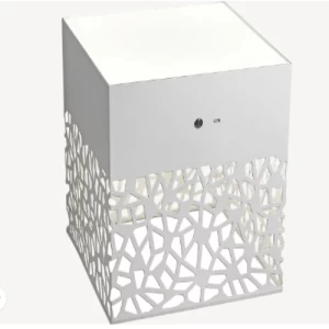 Modern Table Lamp with USB 35×35×45 cm, White Color | Abyat Company