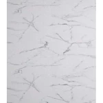 Chinese marble alternative, size 280 x 122 cm rectangle, light gray with black veins for decoration