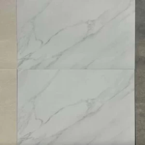 Fujian Glossy Light Gray Porcelain Tiles 60×60 cm, 12 mm Thickness, Indoor Flooring | Fujian