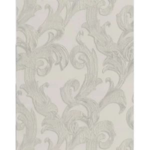 Classic Wallpaper Length 10m, Width 0.73m, Pale Gray Color | Balbaid Decor Company