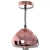 إضاءة سقفية معلقة، لون برونزي، سلك 100 سم، مقاس 15 سم