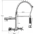 Wall Kitchen Mixer Two Line Length 44 cm Chrome Color | Albayt Alaniq Sanitary Tools - Image 2