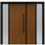 Weatherproof Aluminum Gate, Black with Brown , Emirati Production, Model number 91