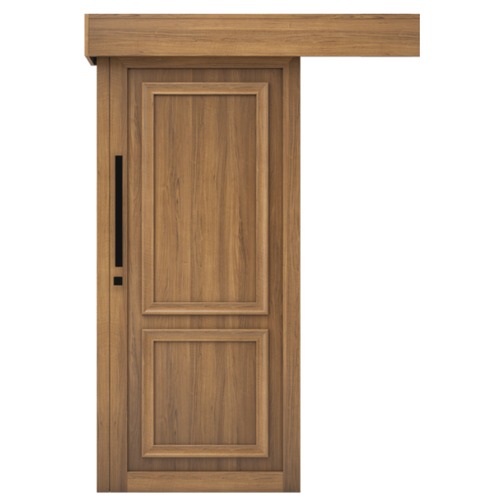 Classic Design Premium Sliding Door 110×265 cm, 6 cm Thickness, Dark Beige | EX02