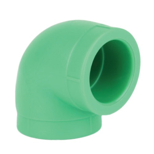 PPR Plastic Elbow 90 Degree Size 63 mm Green | Al Watania Factory | Al Watania for Industries
