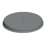 غطاء منهول  حديد زهر 440 ملي، دائري الشكل   1.5طن  لون رمادي | مصنع سعودي كاست