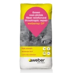   Fiber Reinforced Cementitious Repair Mortar - weberep GF  Brand Weber   25 kg dark grey color   