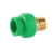  PPR plastic Male Adapter Hexagonal Socke Size 110x4 mm  Al Munif  pressure 25 Par Color  Green