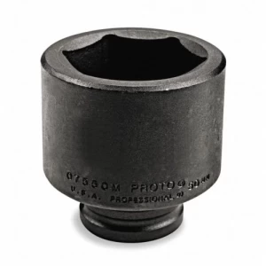 Impact Socket 43 mm, Drive Size 3/4 inch, Black Oxide Finish | Proto by ARAB PROS COMPANY