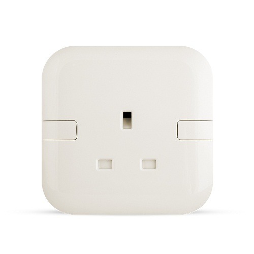 13 Amp 1 Gang Socket 7x7cm, White Color, 250V | SPECTRA