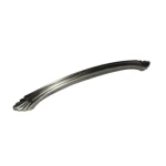 ماسكه مطبخ ، لون فضي، شكل منحنى