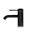 Washbasin Faucet Height 16.1 cm, Depth 14.7 cm, Matte Black Color