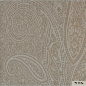 Italian Wallpaper Patterned Design Dark Beige, Size 10m x 0.73m, Model 275024 | Balbaid Decor Company