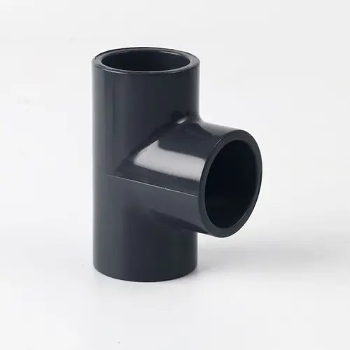 UPVC Plastic Tee 90° Size 1 inch Gray Color | AGM