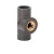 TEE 90° (SLIP X FPT) WITH BRASS INSERT Schedule 80  Size ¾x½ inch Colour Gray