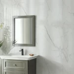 Polish Tiles Porcelain Dimensions 160 x80  cm, White Color, Florence Model