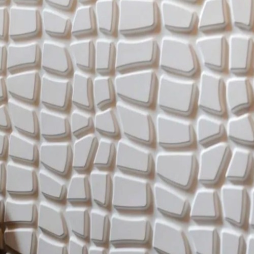 3D Wall Boards 50x50 cm Off White, Design don deez | 
