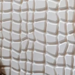 لوحات جدارية ثلاثية الأبعاد، حجم 50×50 سم، لون سكرى، تصميم دون ديز