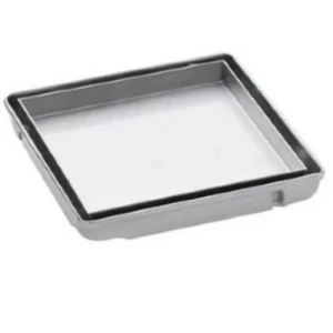 صفاية تصريف ارضية تصميم مربع مقاس 15×15 سم لون كروم | N167.501