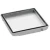 Floor Drain, Square Design, Size 15x15 cm, Chrome Color