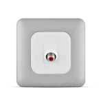 فيش دش مائل مفرد، لون فضي فاتح، 7×7 سم | سبكترا 