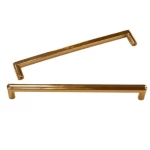 مقبض خزانة مطبخ، لون ذهبي