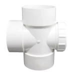 ACCESS TEE PVC 90° Schedule 40 Al-Rajhi  Brand Size 4 inch Outside Diameter 114.3 mm White Color