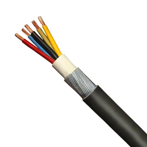 كيبل كهرباء نحاس مجدول 4×240+120 ملم 0.6/1 ك.ف عزل PVC مدرع بأسلاك صلب 300 م | بحرة للكابلات