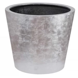 Stone Vase for Plants 70×60 cm Silver Color | Verde