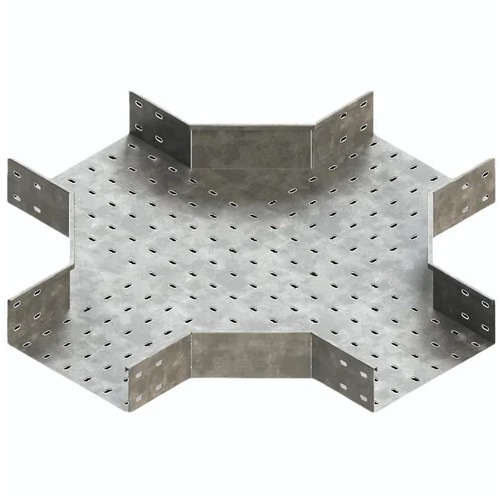 وصلة كروس لتراي كيبل كهرباء المنيوم مثقوب، سمك 1.5 ملم، جدار 100 مم، عرض 300 مم | بحرة للكابلات