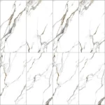 أرضيات بورسلان فوجيان سعودي، مقاس 60×120 سم، أبيض وذهبي، مناسب للممرات والمداخل