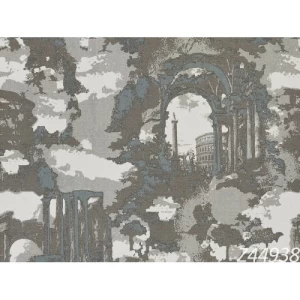 Italian Wall Decoration 10m×1.06m Gray with Beige, Model Z44938 | Balbaid Decor Company