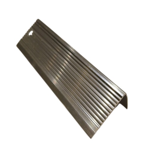 Aluminum Stair Edge 240 cm Length, Silver Color | 500701