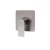 Matte Nickel Shower Mixer Single Outlet, pressure level 15 Bar, Length 12.4 cm Width 13 cm Height 13 cm