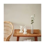 وردة صناعية دهليا، لون ابيض، مقاس 87 سم 