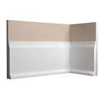 Fiber Skirting, High 240 cm, Highness 20 cm, weight 1.4 kg, Thickness 2.7 cm, White Color