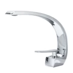 Modern Washbasin Mixer, Chrome