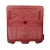 Plastic Road Traffic Barrier Water Filled Weight 12 kg Size 1×1 meter Red Color