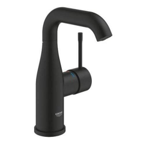 جروهي خلاط مغسلة كلاسيكي حجم وسط أسود، مجموعة Essence | Grohe