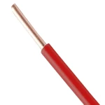Solid Copper Electric Wire 10mm Size, 450/750 Volts, PVC Insulation, Red Color | Riyadh Cables