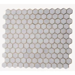 Gloss Mosaic Tiles Size 32.5×28.2 cm, Light Gray Color, Fluro Design | Abyat Company