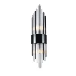 مصباح جداري كلاسيكي، لون فضي، 60x22 سم