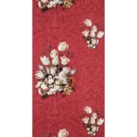 ورق جدراي ورود لون احمر، طول 10 م، عرض 0.53 م، موديل 17802  