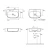 Ceramic Over Counter WashBasin 45 cm, Brilliant White | Hatch Company - Image 2
