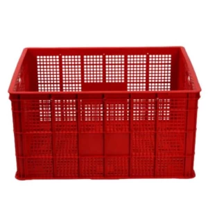 صندوق تخزين بلاستيك HDPE 74×47×92 سم، أحمر، موديل JCWBE | مصنع الفريدي للصناعات البلاستيكية