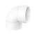 UPVC Elbow 90° Size   160 mm  White  Color  | Almona Company