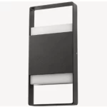 Outdoor Lighting Unit, Black, 25 cm Height, 12.5 cm Width