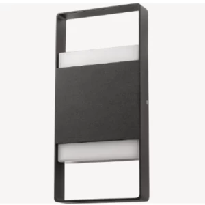 Outdoor Lighting Unit 25 cm Height 12.5 cm Width, Black | Abyat Company