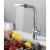 Modern Convertible Sink Kitchen Mixer With Waterfall, Length 45 cm, Chrome Color